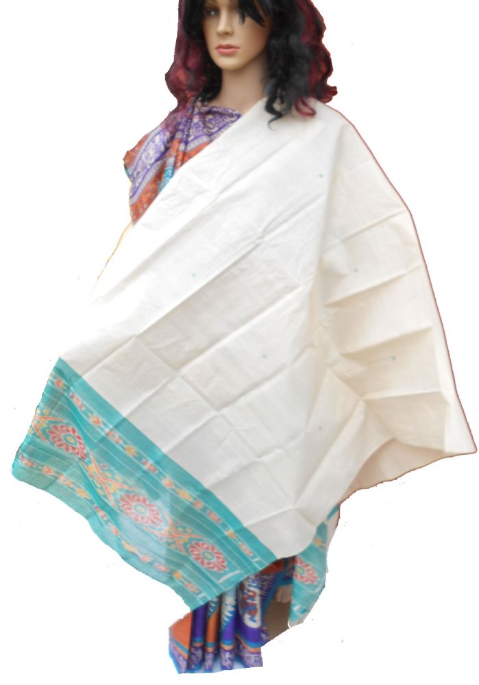 Tussar silk party shawl for ladies