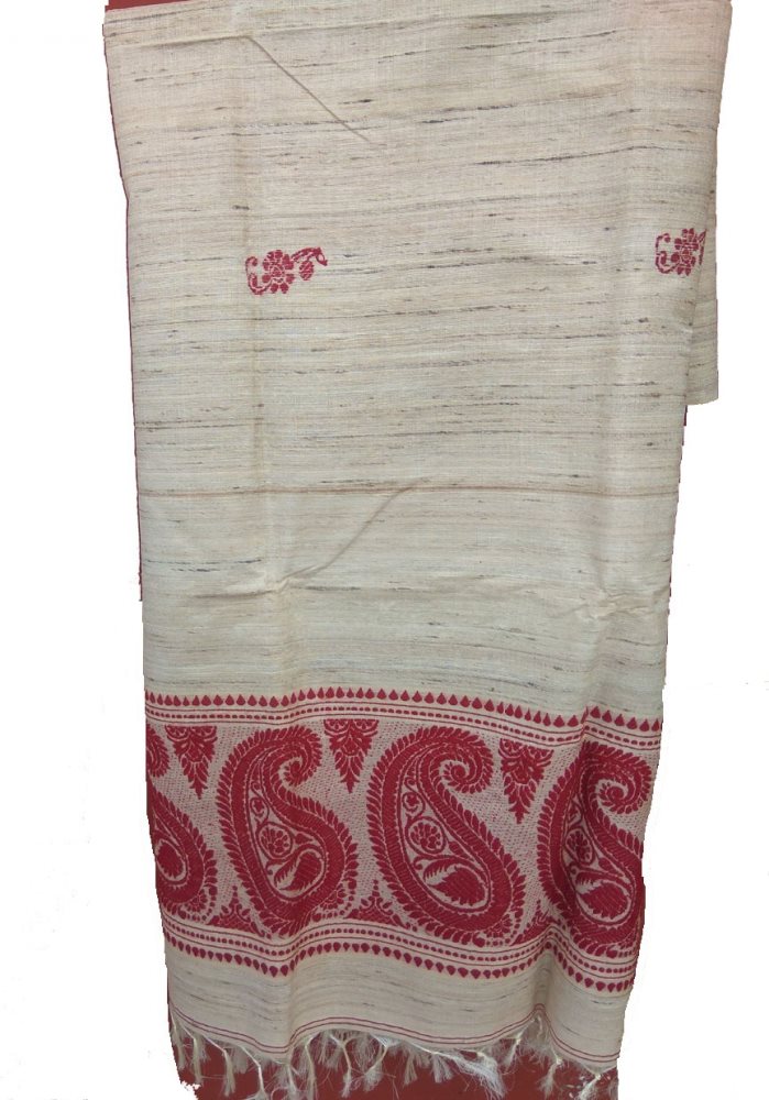 Tussar silk  kantia shawl